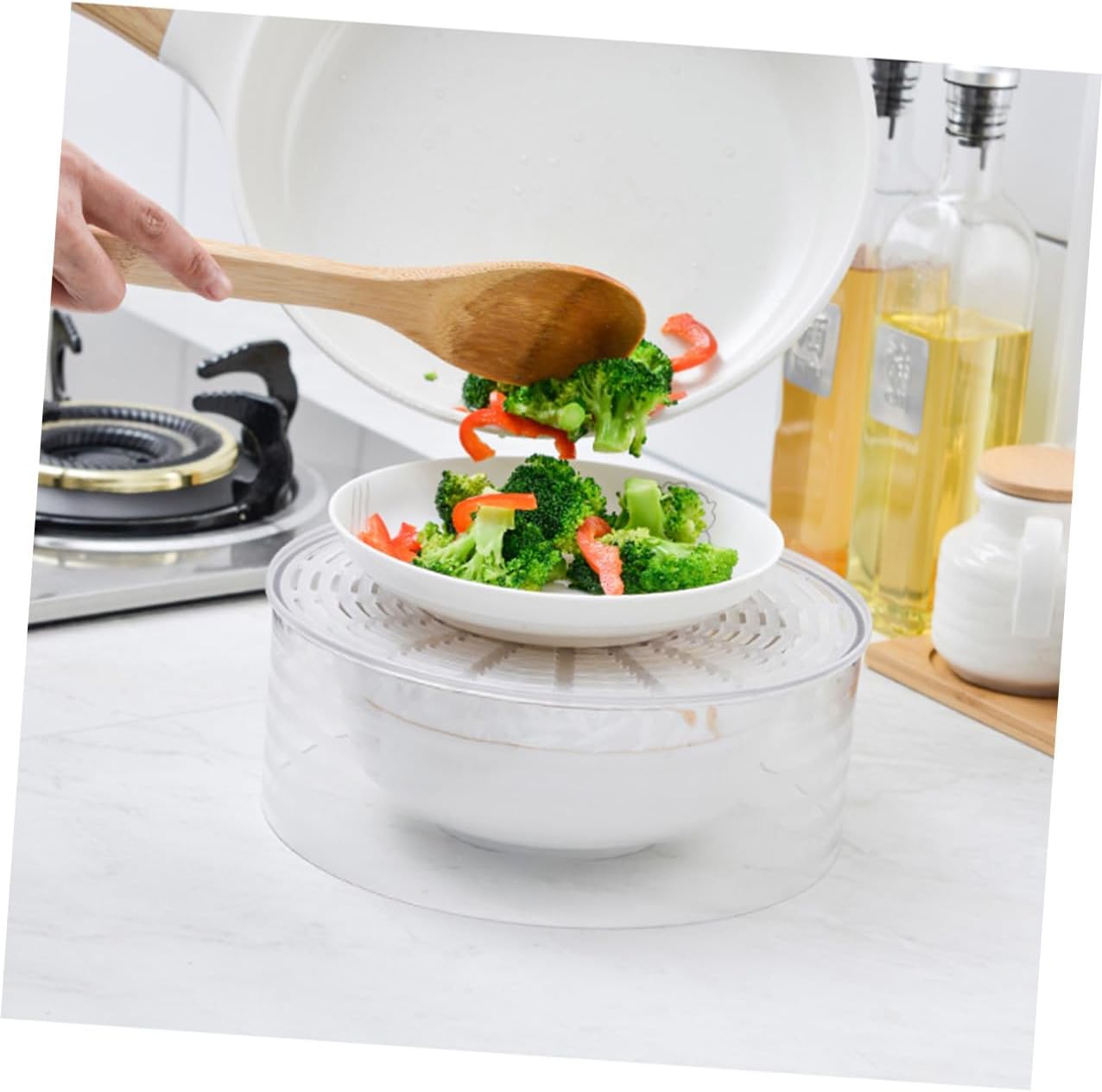 TIDTALEO 5pcs Thick Multi-layer Food Covers Set, Large Insulated Food Lid Dust and Mosquito Protection for Home Kitchen and Outdoor Use