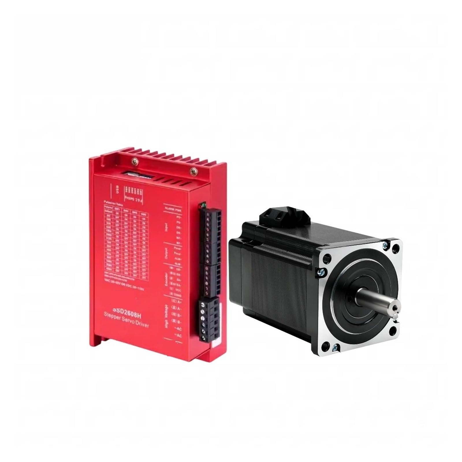 Sterownik silnika krokowego Zestaw silników krokowych z zamkniętą pętlą 86 YK286EC80A1 ze sterownikiem SSD2608H i enkoderem MS-S3 Do drukarki 3D i maszyny rzeźbiarskiej(YK286EC118A1)