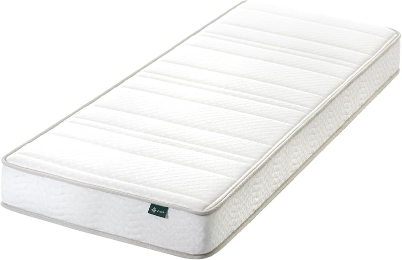 Colchón doble estrecho de espuma y muelles Zinus de 6 pulgadas, tacto medio | Para literas, nidos, vehículos recreativos y espacios compactos, soporte duradero, colchón en una caja, certificación CertiPUR-US y OEKO-TEX
