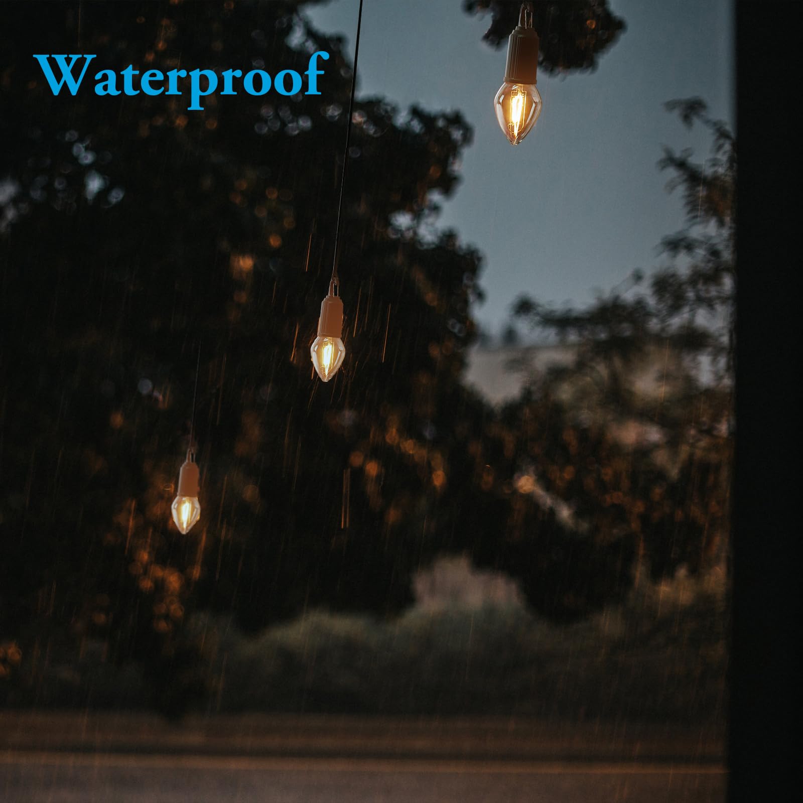 BRIGHFIVEY Rechargeable LED Hanging Lantern – 3 Modes, Waterproof, Portable For Patio & Gazebo