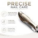 HAVERION Slant Edge Nail Clippers for Men Women, Precision Stainless Steel Nail Cutter for Ingrown and Thick Nails, Professional Toenail Clipper with Ergonomic Handle gallery image