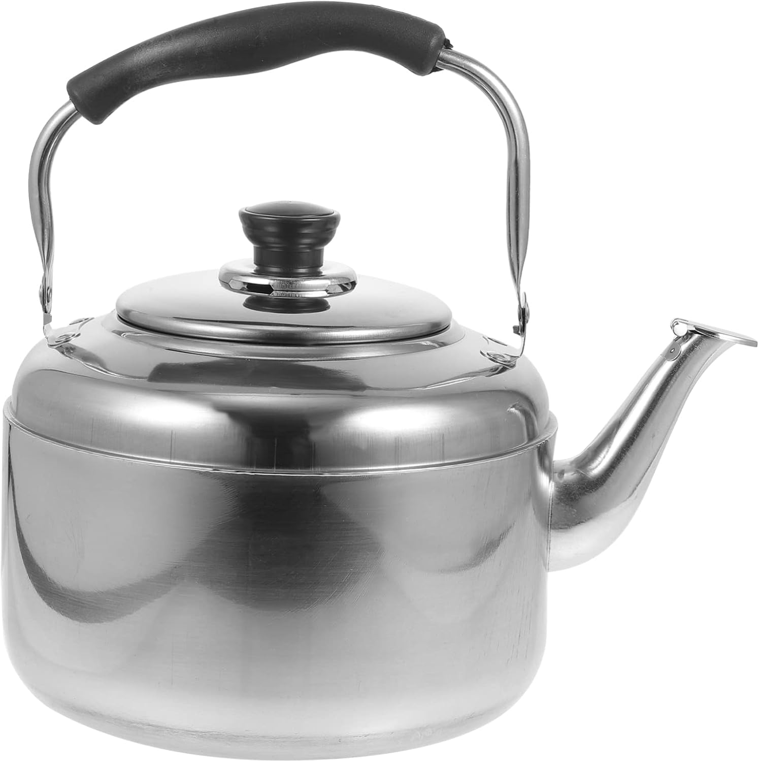 Angoily Stainless Steel Tea Kettle Stovetop 4L Whistling Tea Kettle