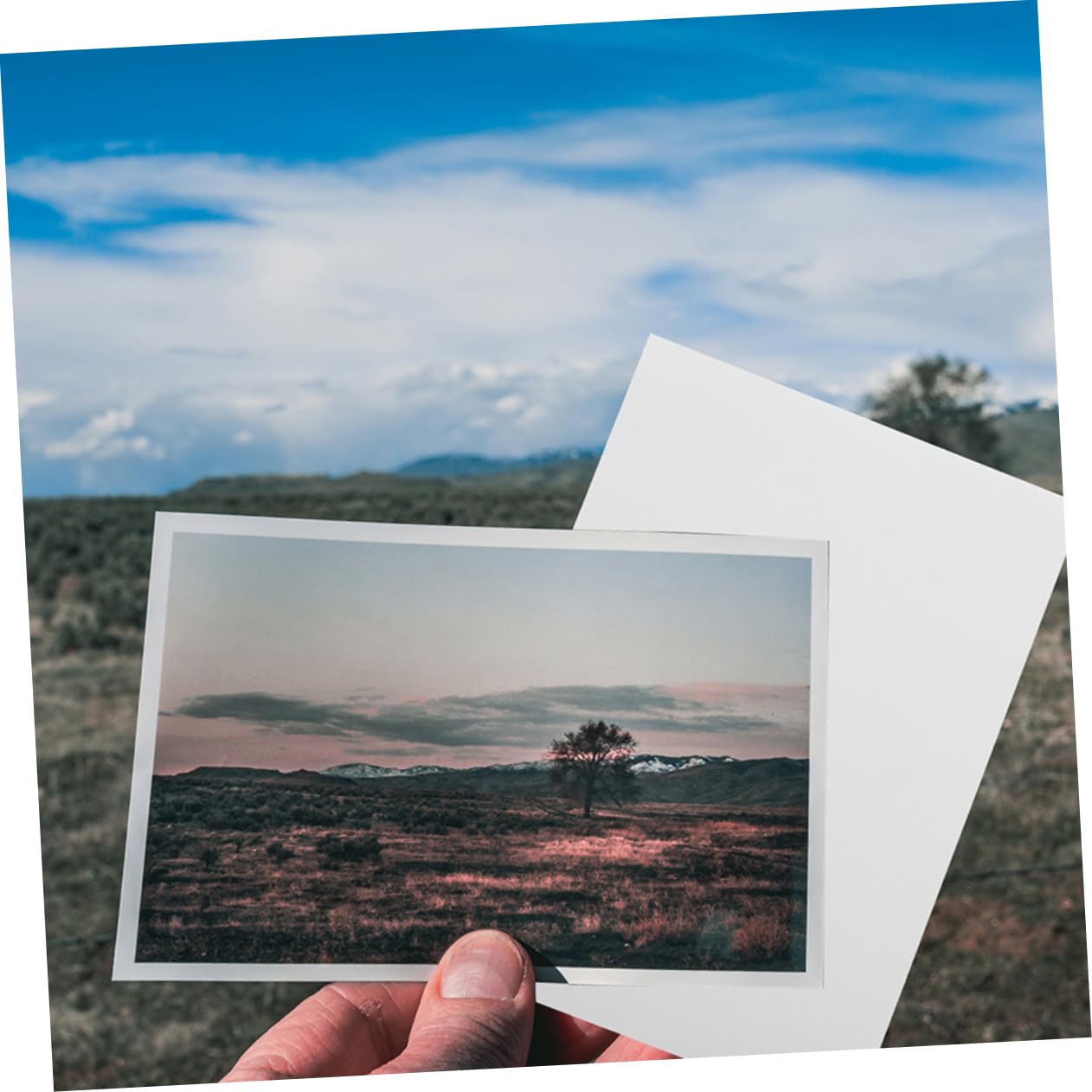Happyyami 100 Blatt Glänzendes Fotopapier Wasserfest Schnell Trocknend für Tintenstrahldrucker Weiß 100 Stück Packung