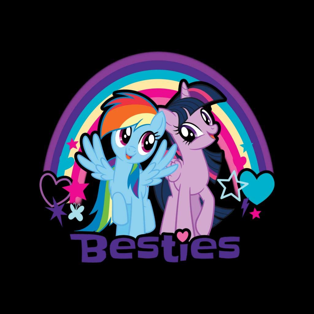 My Little Pony Twilight Sparkle Rainbow Dash Besties T-shirt dziecięcy