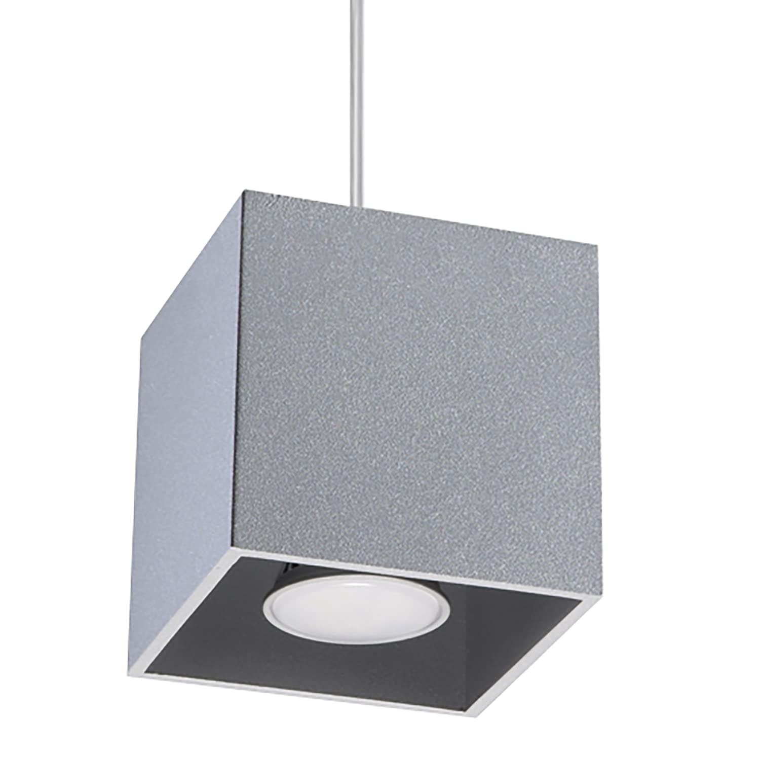 Suspension Keira 1 grise pour luminaire de plafond moderne