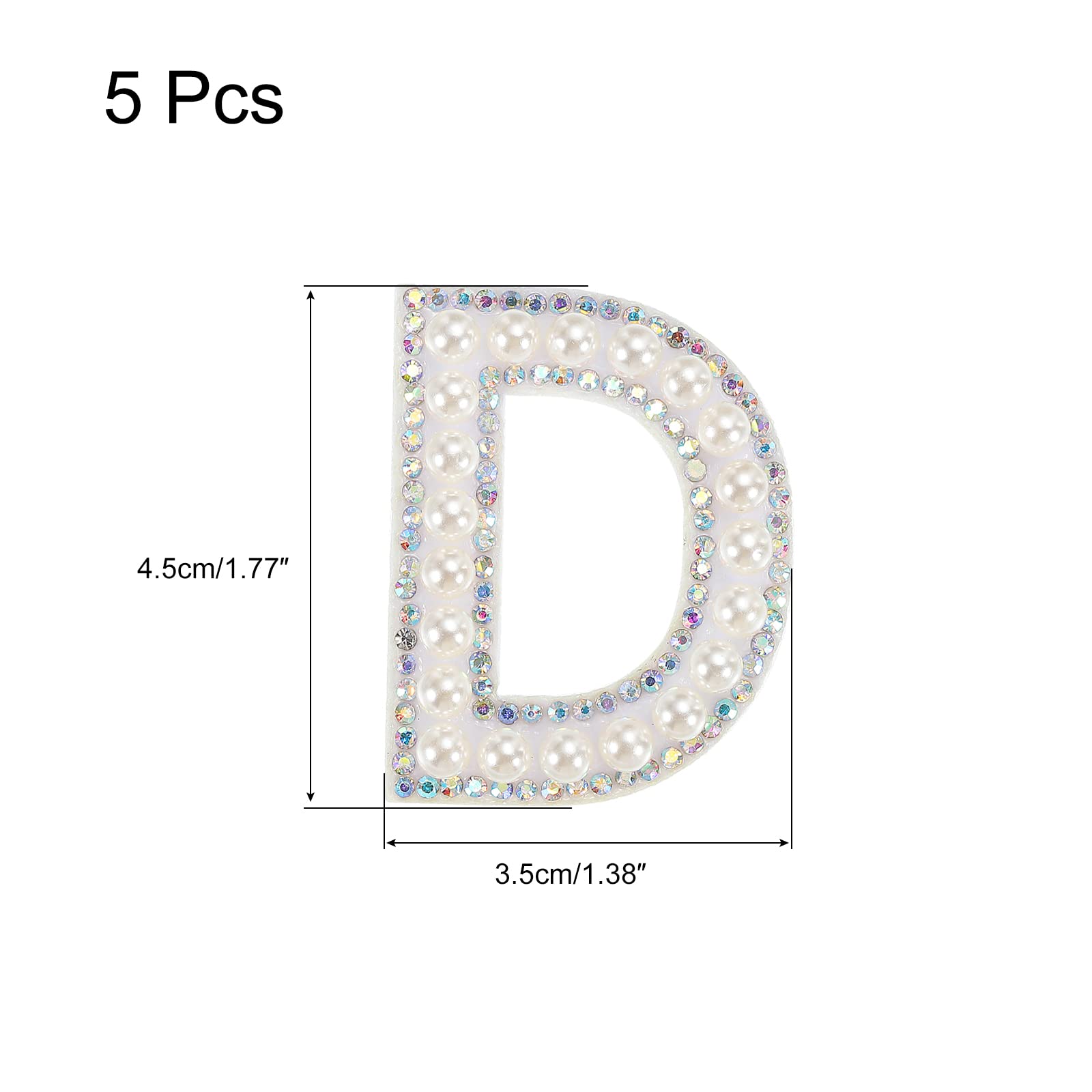 Sourcing Map Toppe Termoadesive Con Lettere E Strass Oro - Set Alfabeto A-Z Da 4,5 Cm Per Abbigliamento, Fai Da Te, Riparazioni E Decorazioni Su Cappelli E Borse