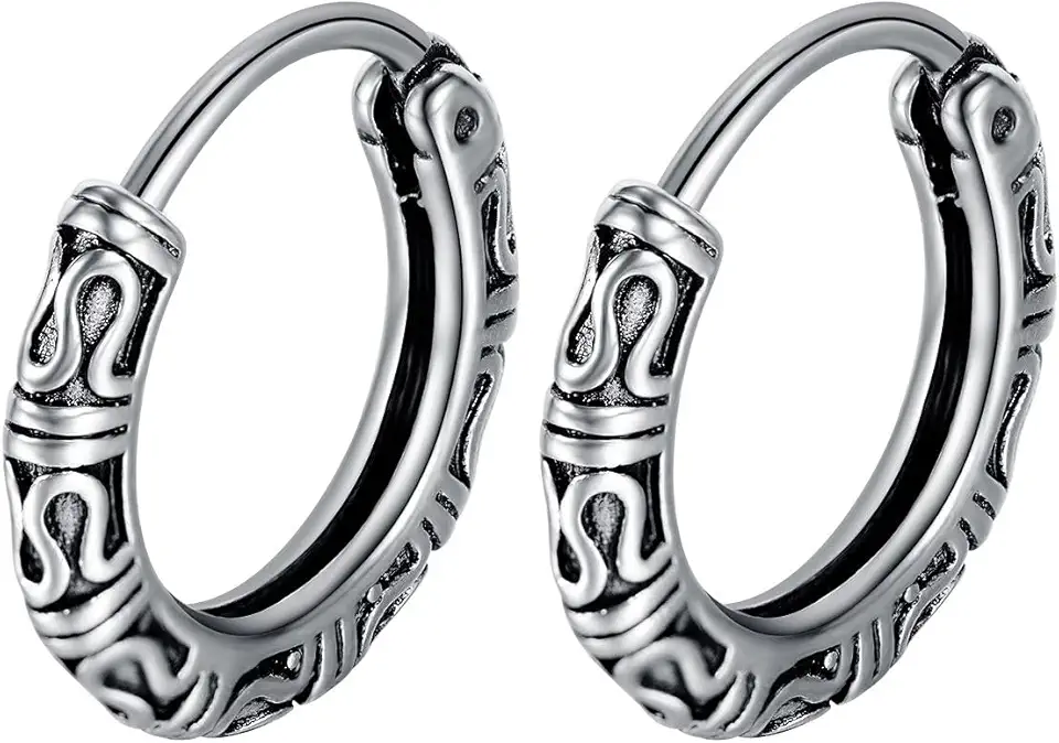 Brinco Masculino Argola Cobra - PAR