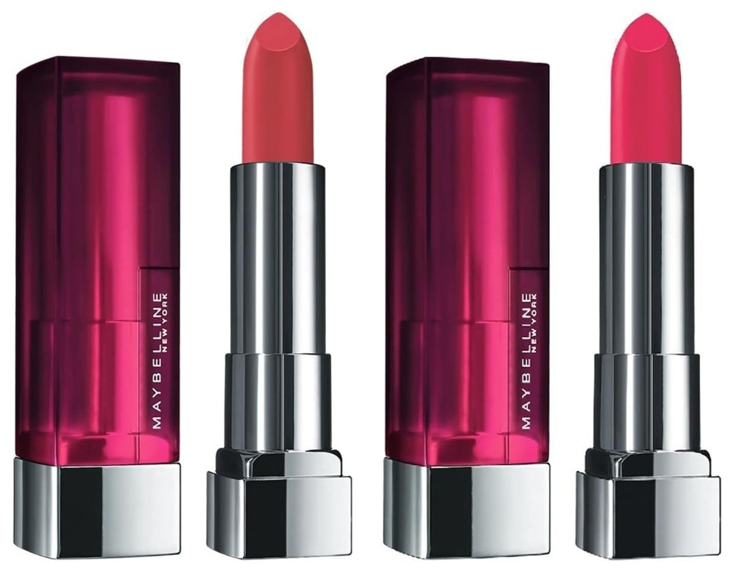 Maybelline New York Color Sensational Creamy Matte, 630 Flaming Fuchsia, 3.9g with FREE Color Sensational Creamy Matte 671 Heated Pink-image-24
