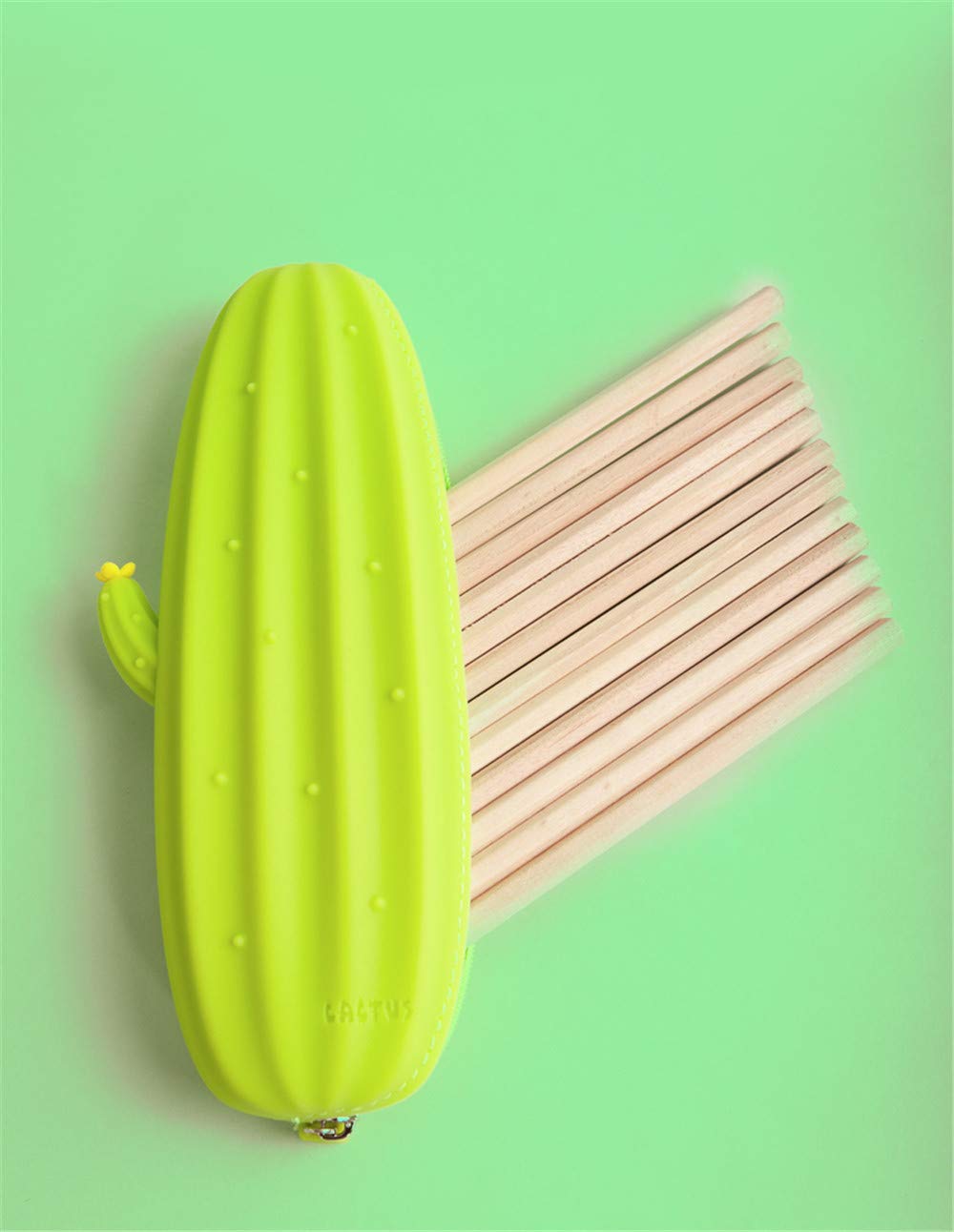 Amazon.co.jp: gannbarou ペンケース かわいい サボテン 仙人掌