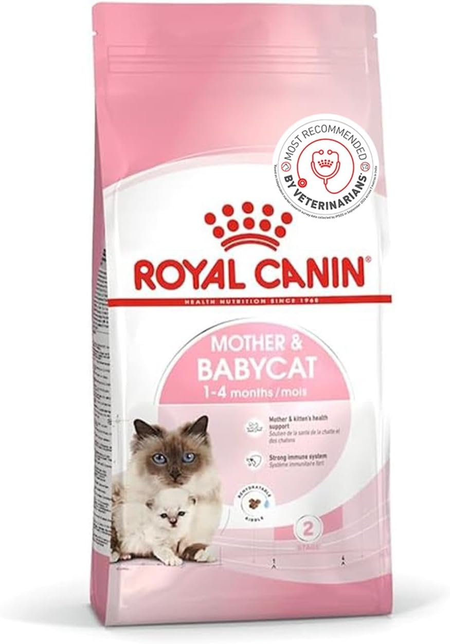 Mother & Babycat Food for Stage 2 Kittens, 2 Kg, Dry Food, Supports Strong Immune System & Digestive Health, Special Easy Weaning