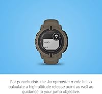 Vista 6 de Garmin Instinct 2 Solar, Tactical-Edition, reloj resistente para exteriores con GPS y con capacidad de carga solar, construido para todos
