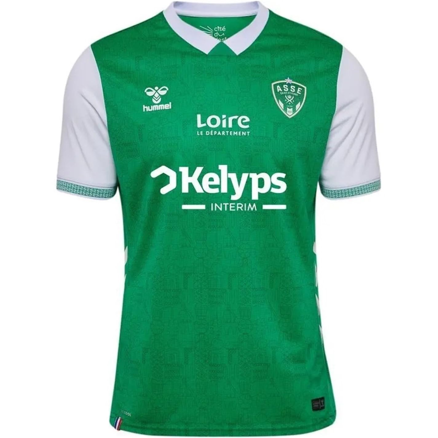 Hummel As Saint Etienne 25 26 Home Shirt Green
