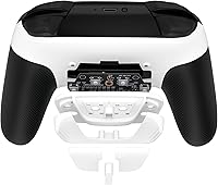 Vista 23 de eXtremeRate Back Buttons Attachment for Nintendo Switch Pro Controller, Clear Black Back Paddles Programable RISE4 Remap Kit for Switch Pro claro