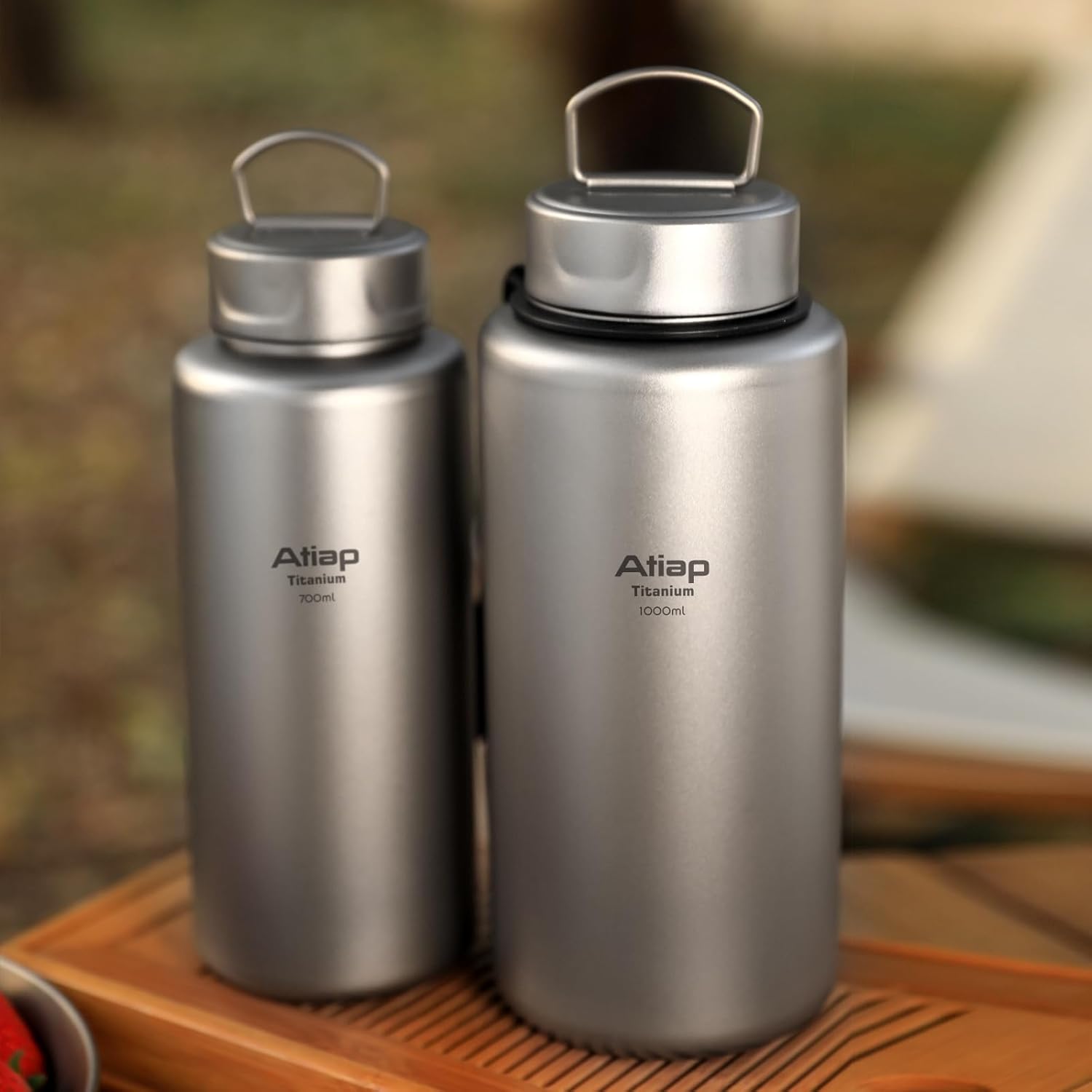 Titanium Water Bottle Sport Bottle 1000ml/700ml Ultralight Leakproof for Outdoor Camping Hiking (700ml) - Image 8