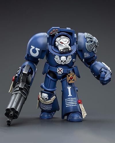 Miniatura 4 de Pipigirl JoyToy - Kit de figuras de acción de 40 K Space Marine con licencia 118 de soldado, ultramarines Terminators Brother Orionus, modelos de 4