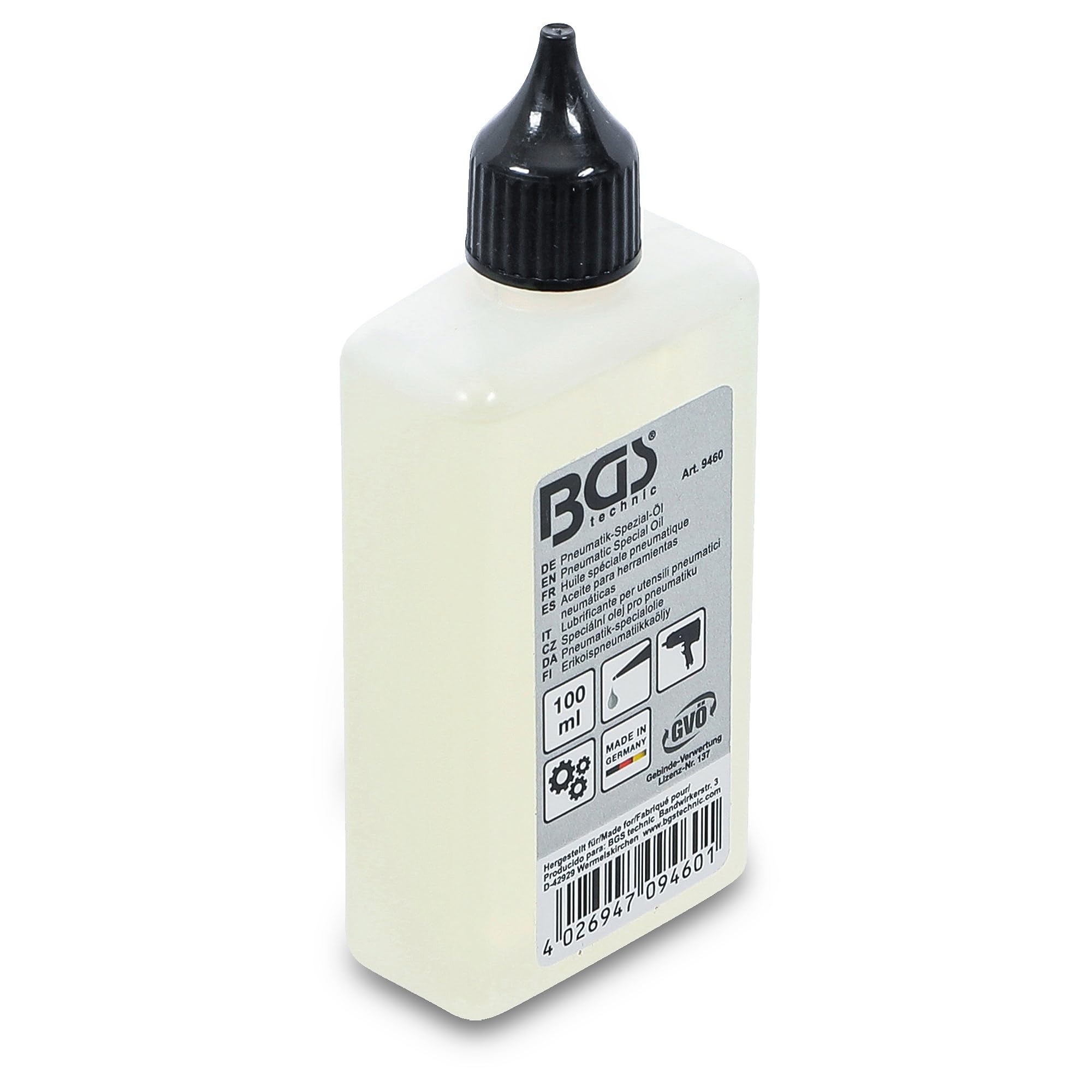 BGS Pneumatik-Spezial-Öl 100 ml Produktbeschreibung
