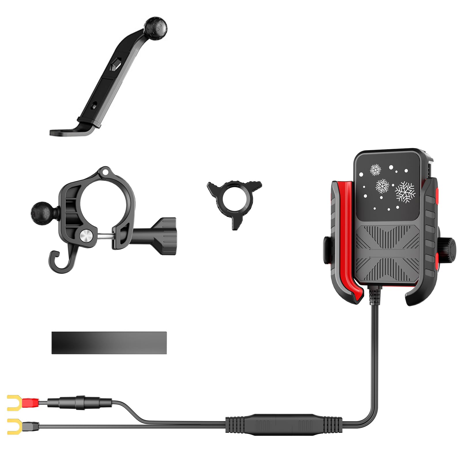 Soporte para teléfono con doble USB, soporte para espejo