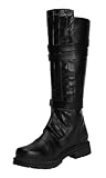 Mens Tall Boots Medieval Renaissance Pirate Cosplay Boot Halloween Costume Shoes