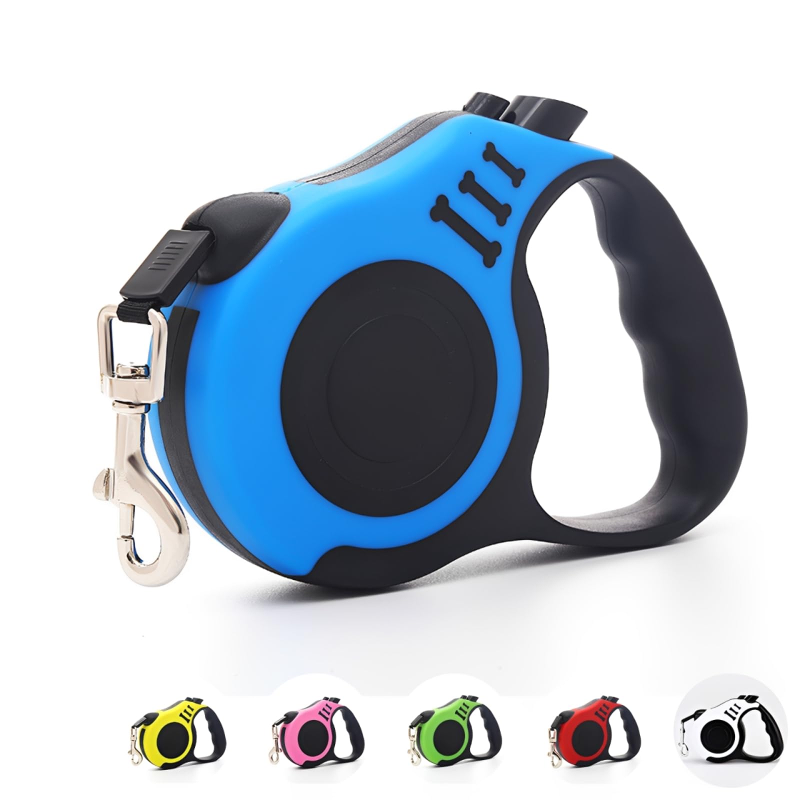 Amazon | azumafy 犬用 リード 犬 伸縮 シンシュク 自動 巻取り式5m