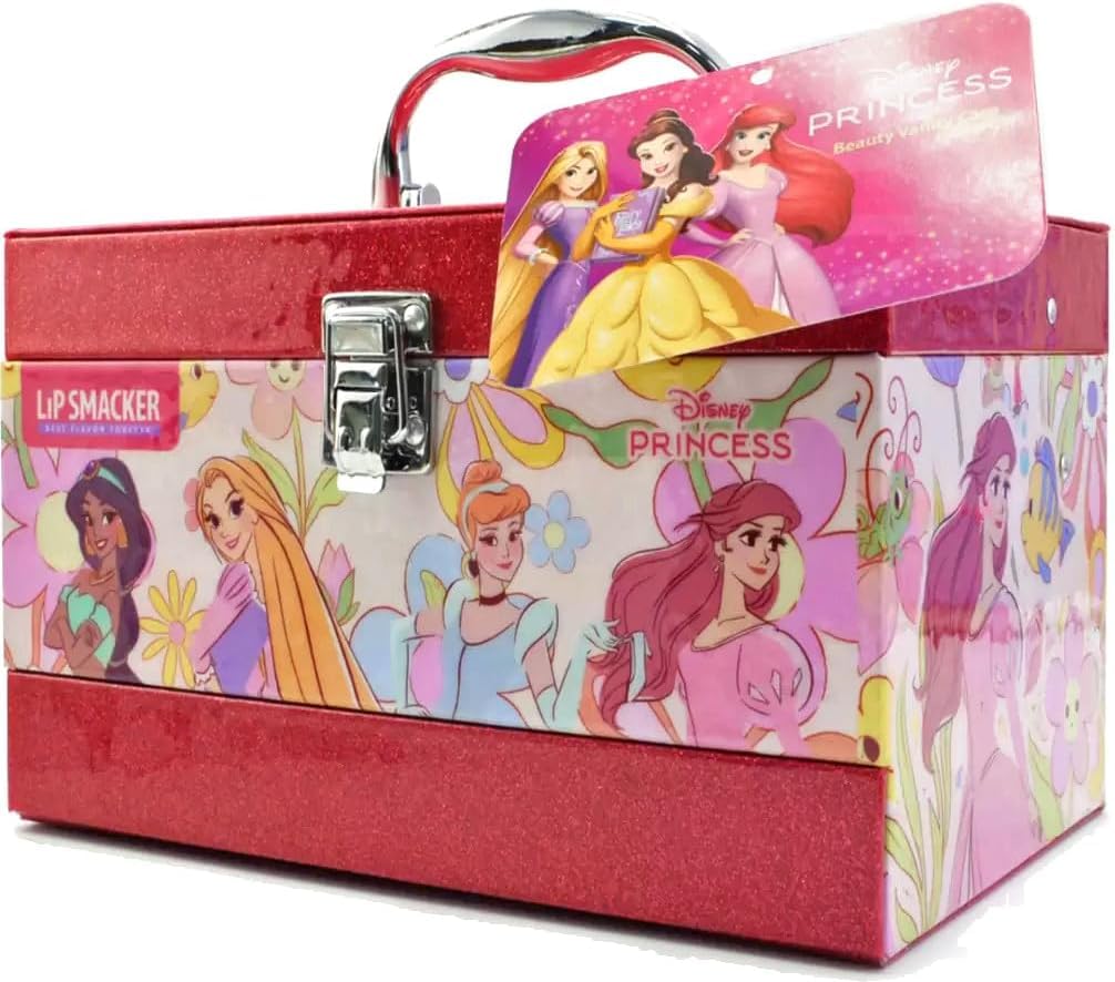 Amazon | コスメボックス 子供 ディズニー プリンセス 四角 ピンク