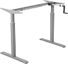 Maclean MC-790 Desk Frame Office Table Frame Manual Height Adjustable Table Frame Up To 60kg Max. Height 120cm Manual Height Adjustment Desk Frame - Sit or Stand Work Place