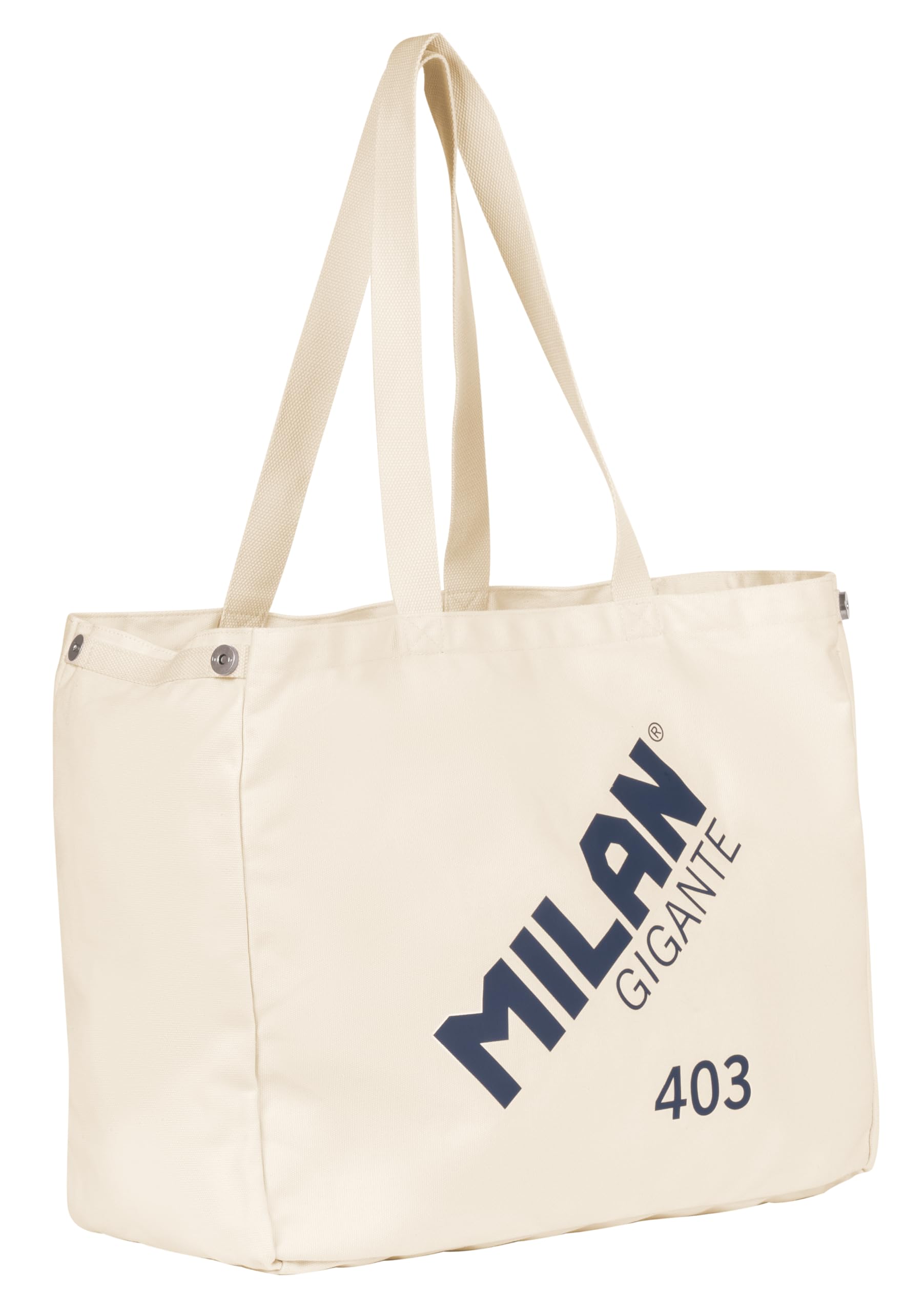 MILAN® Bolso tote bag grande colección MILAN GIGANTE 403 since 1918, beige