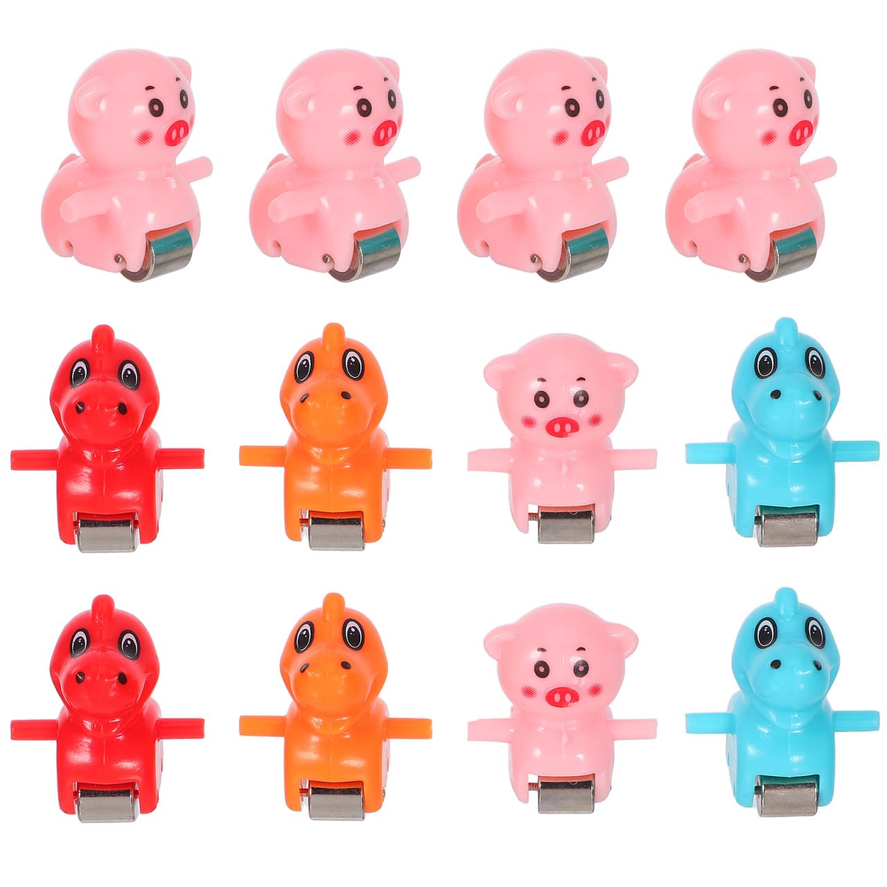minkissy 12Pcs Electric Climbing Toy Replacement Parts for Mini Stair Climbing Track Slide Dinosaur Race Track Toy Accessories Enhancing Interactive Play and Creativity