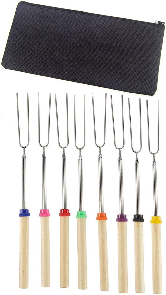 set di bastoncini per arrostire marshmallow