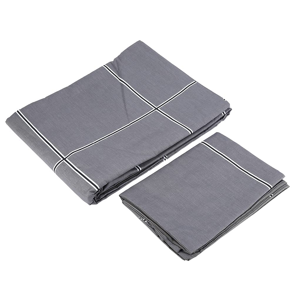 Parure de lit imprimée housse de couette double Queen en coton naturel doux