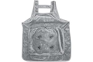 1 Cat Apron Carrier - Wearable Cat Carrier with Holes for Small Dogs