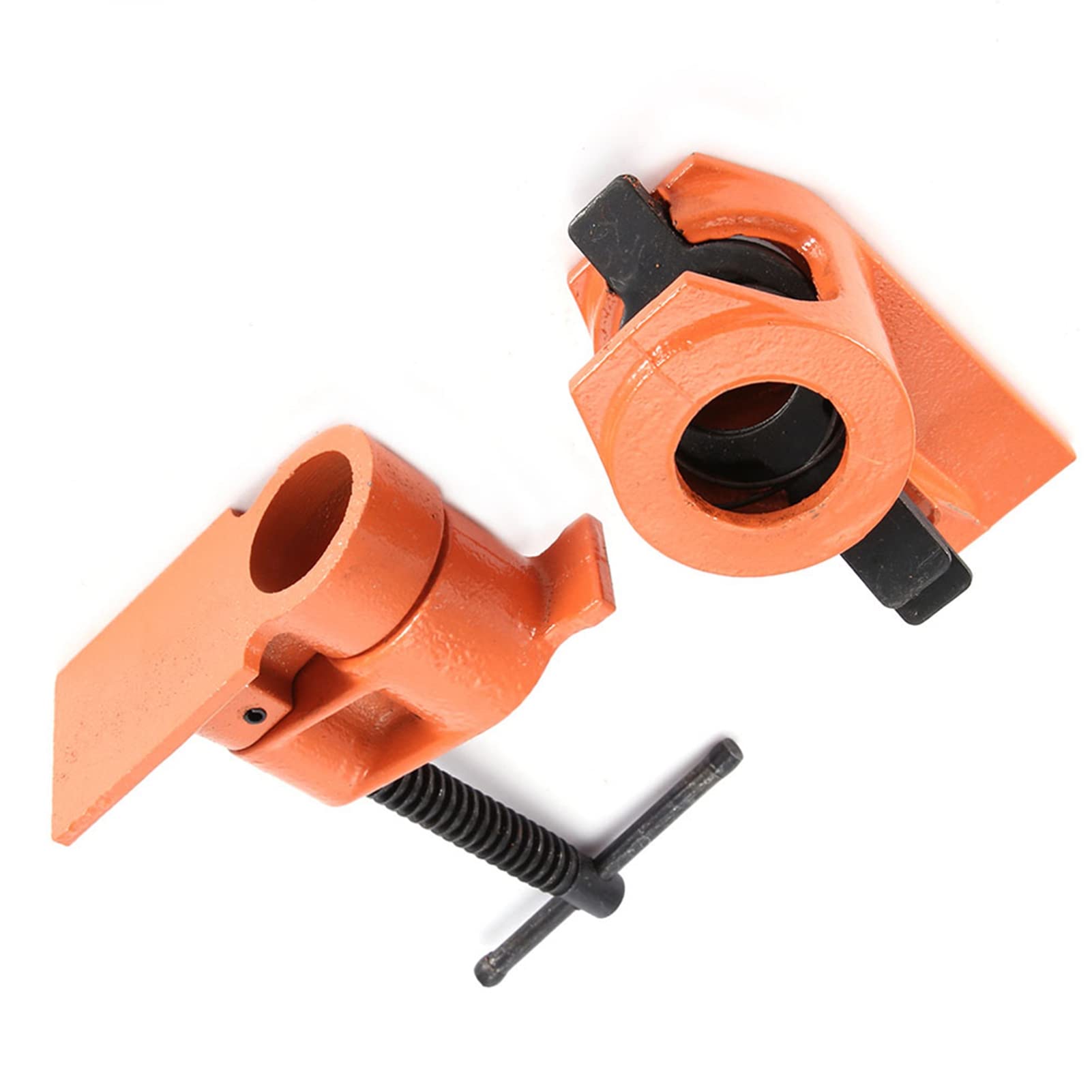 Pinza de abrazadera de tubería resistente de 1 pulgada para tubería negra, kit de herramientas de carpintería para abrazadera de madera, abrazadera de tubería de agua