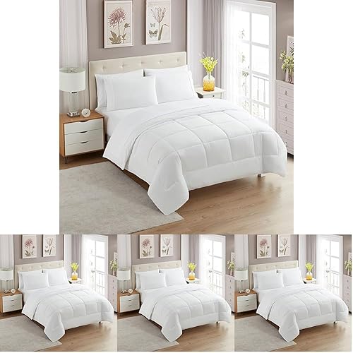 Vista 83 de Sweet Home Collection Juego de edredón de 7 piezas Bolsa de color sólido para todas las estaciones, manta alternativa de plumón suave y lujosas Camel