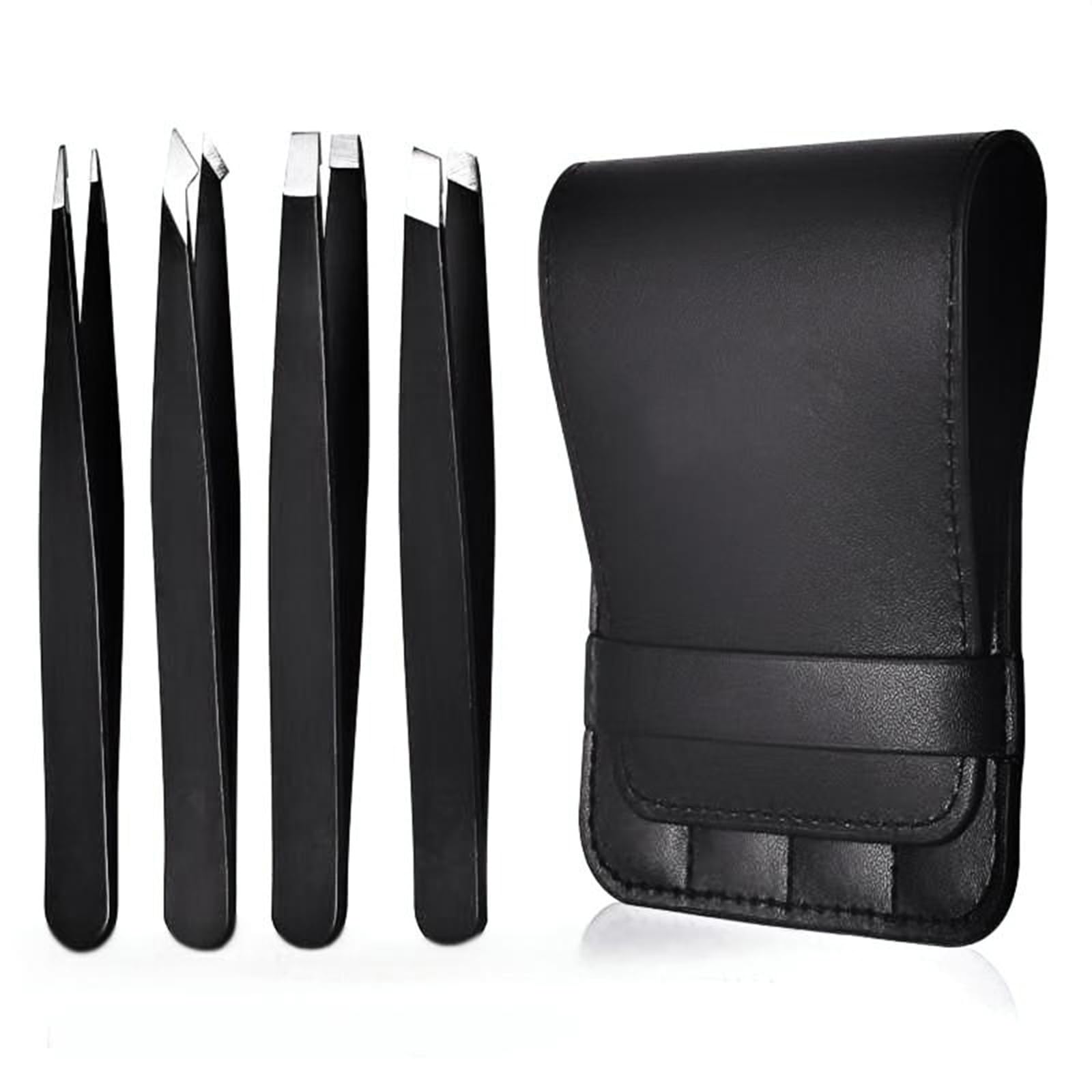 Professional Tweezers for Facials Hair Stainless Steel Precisions Tweezers for Ingrown Hair Eyebrow Tweezer for Men Womens