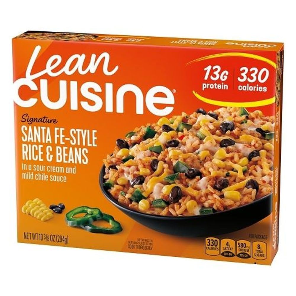 Nestle Stouffers Lean Cuisine Entree Santa Fe Style Rice and Beans, 10 Ounce - 12 per case.