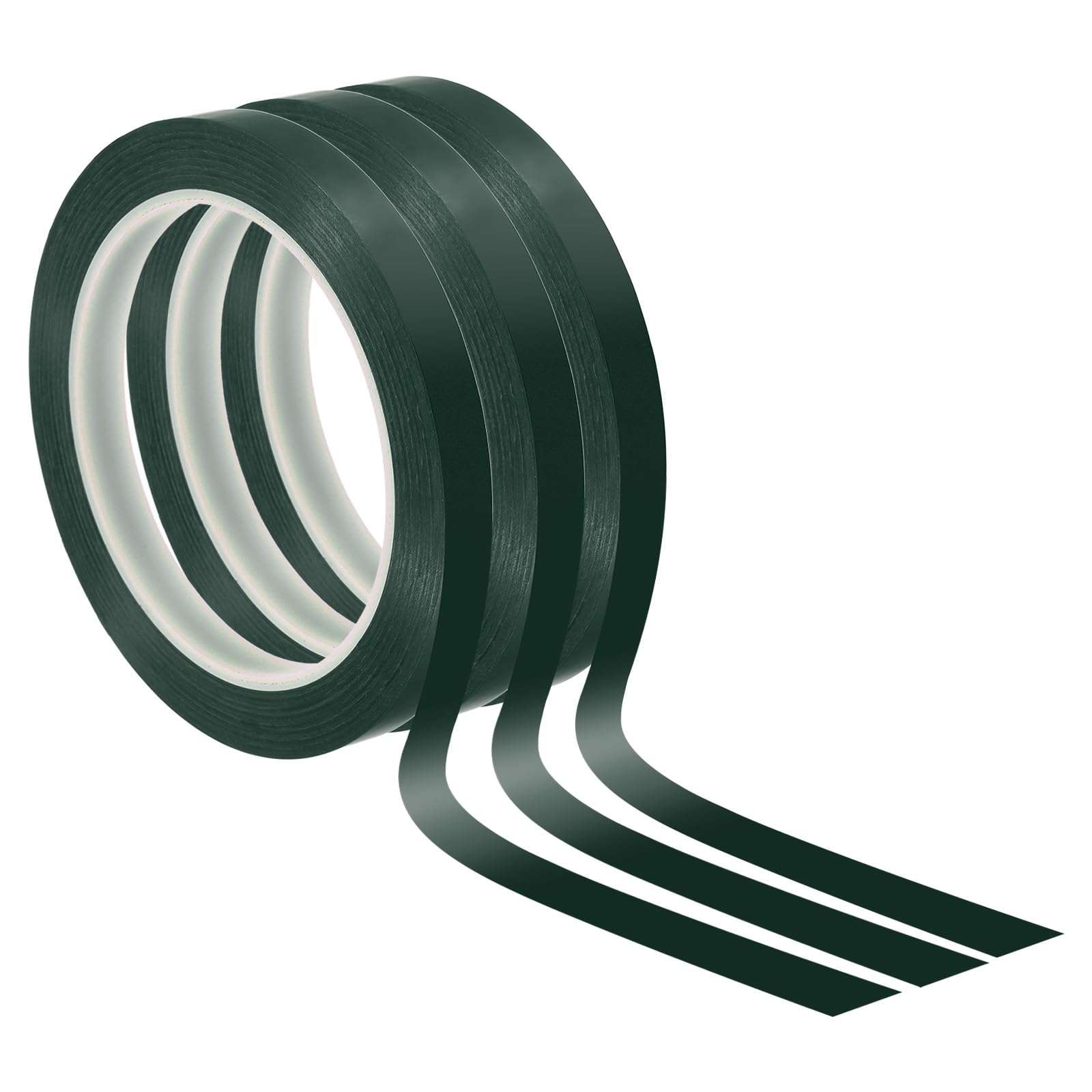 PATIKIL Whiteboard Tape 12mm X 66m, 3 Pack Thin Dry Erase Tape for Graphic Chart Marking DIY Art Green