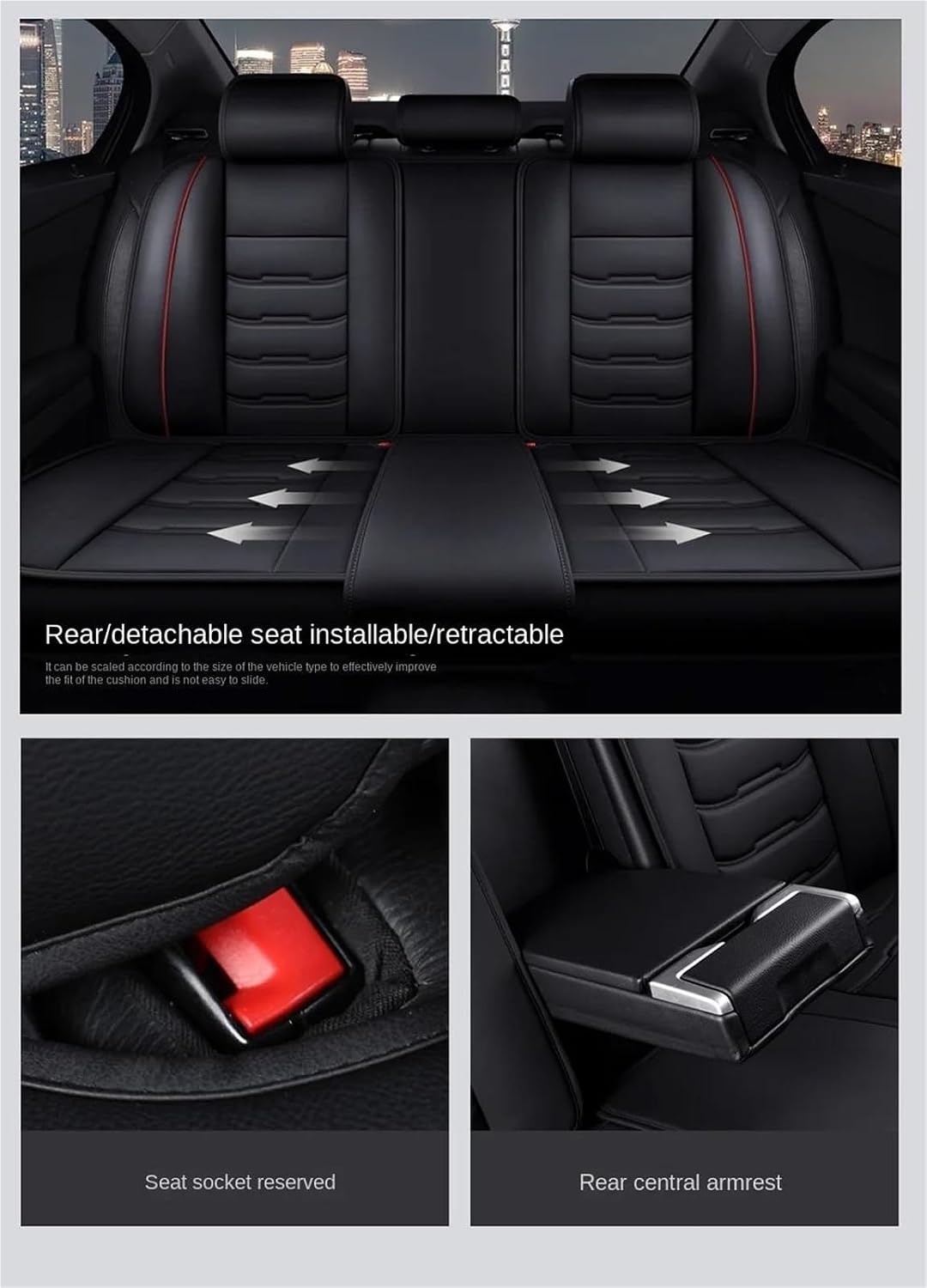 Car Seat Covers Universal Car Seats Cover For Volvo XC60 XC90 XC40 XC70 S60L C30 S80 S90 V50 V60 Interior Accessories Automobiles Front Seat Protector (Beige 5) image 4