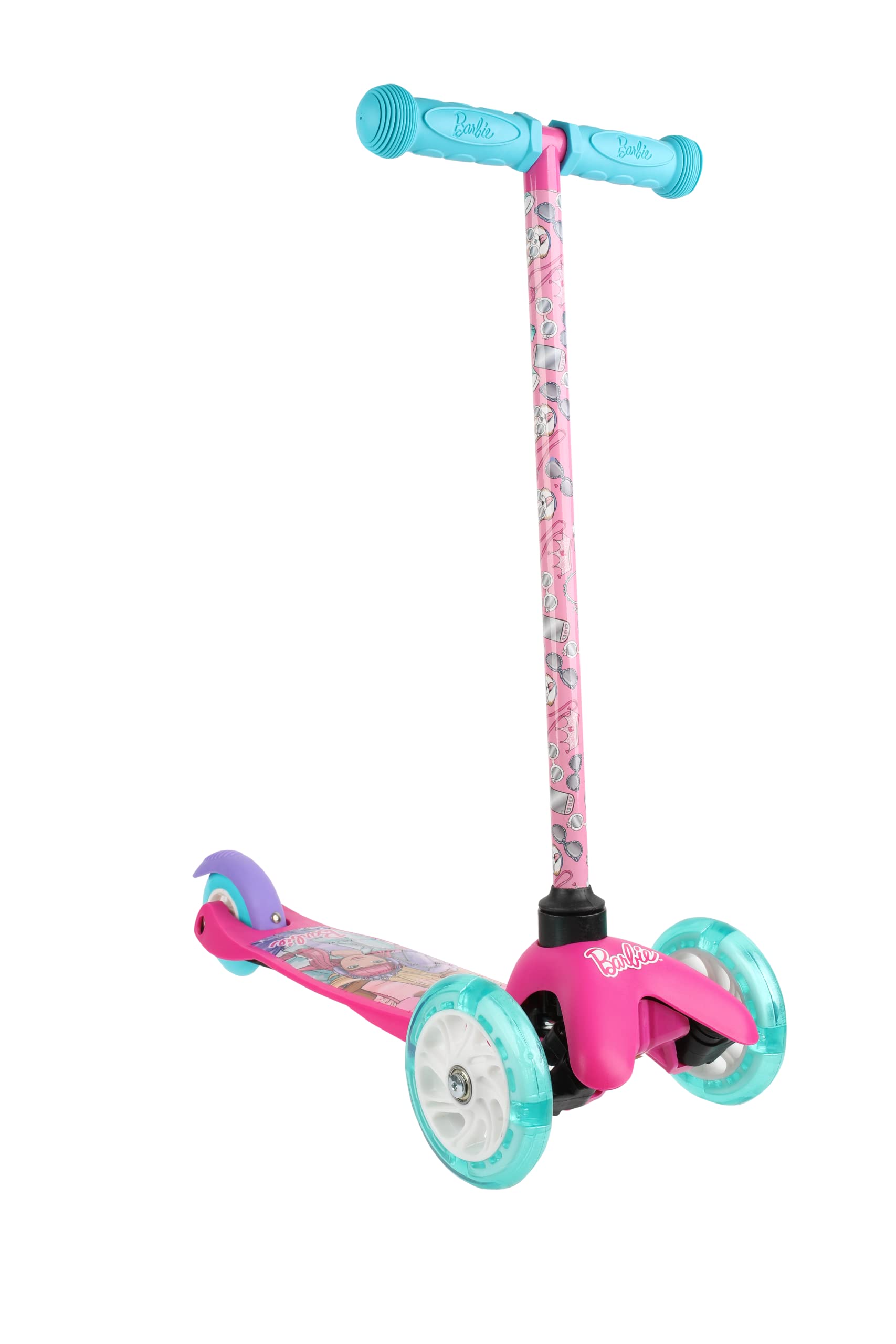 Buy Barbie Self Balancing Kick Scooter With Light Up Wheels Extra Wide 