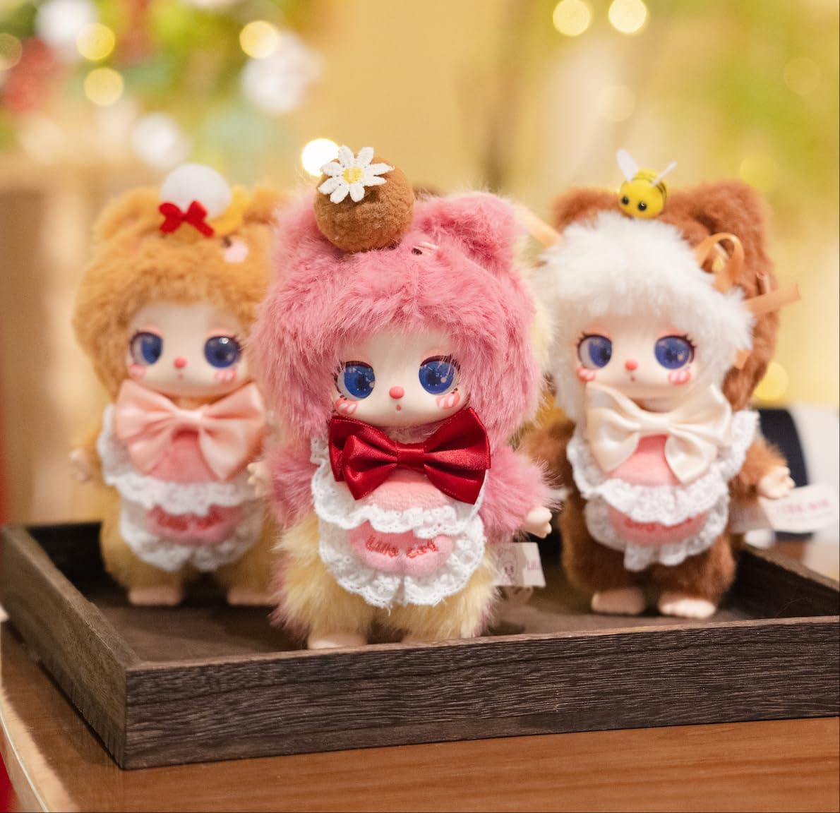 Liila‘s Chef Kitten Series Blind Box, Adorable Collectible Toys, 6.3IN Hangable Doll with Unique Designs Birthday Gifts for Adults, 6PCS (No Repeat Doll)