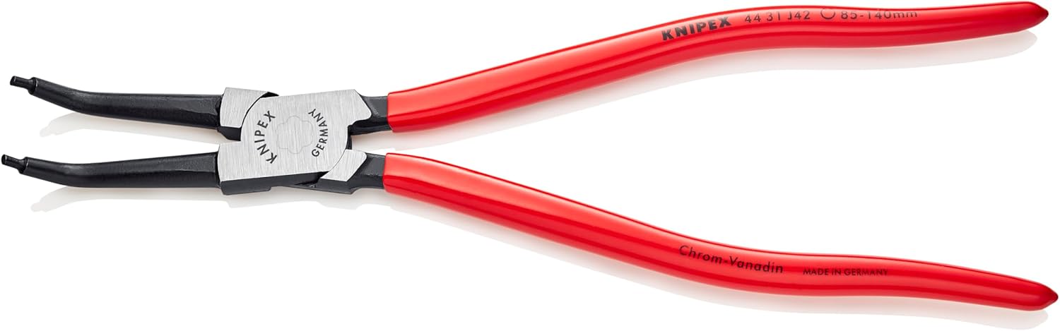 KNIPEX Internal 45 Angled Snap Ring Pliers-Forged Tips