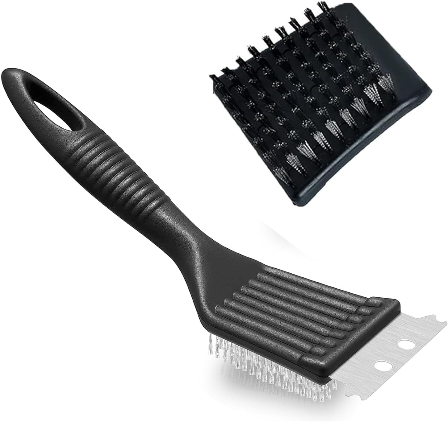 1 Pcs Stainless Steel Grill Brush,Barbecue Cleaning Kit,Portable Storage Gadget,BBQ Brush Cleaner,Specifically Designed for Grill and Kitchen Cleaning