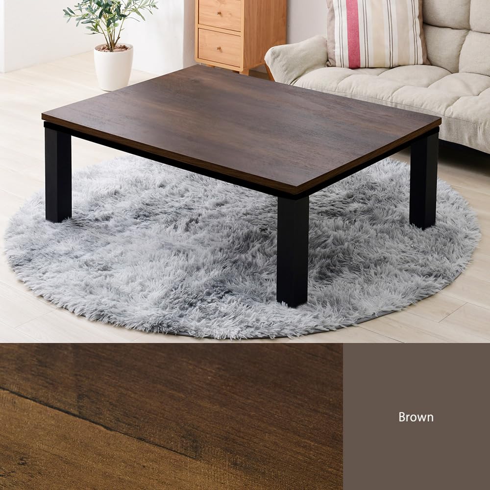 Amazon.co.jp : こたつ テーブル 長方形 80×60cm コタツ 炬燵 おしゃれ