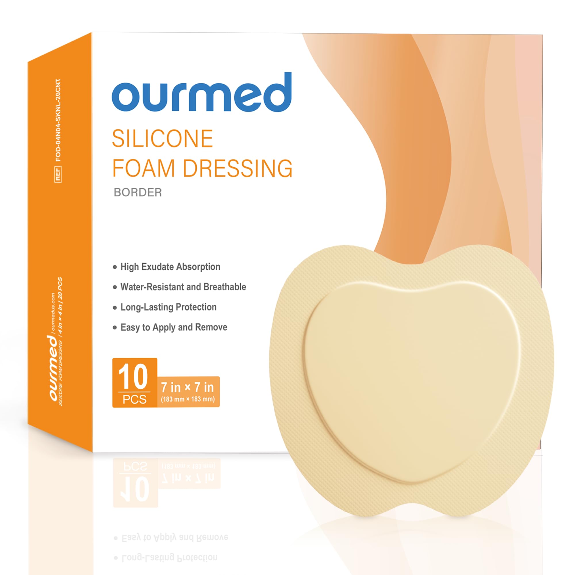 Ourmed Sacrum Wound Dressing - 5 Pack -18 Ourmed Sacrum Wound Dressing - 5 Pack -18