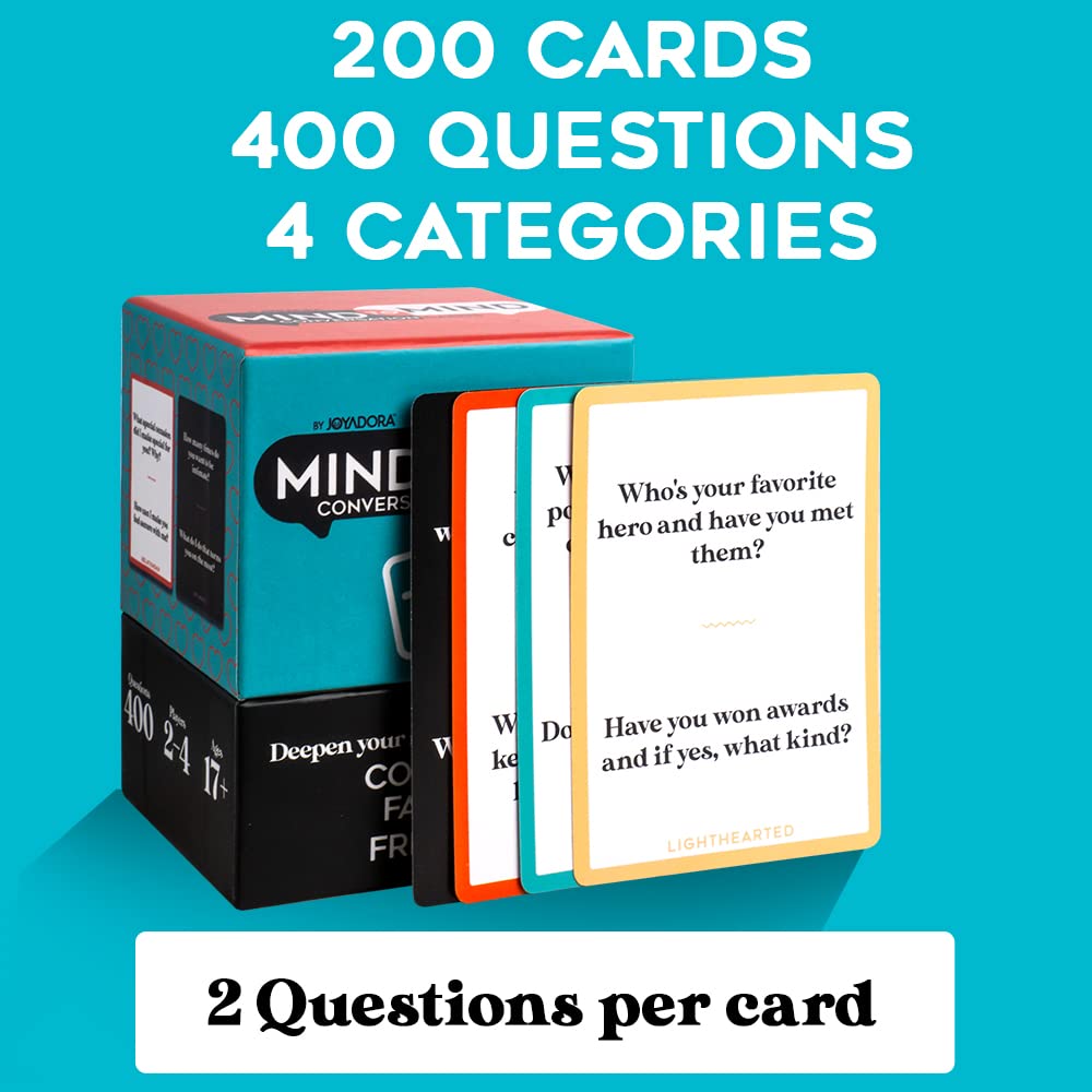 Joyadora 400 preguntas para parejas, familia, amigos, juegos de parejas, romántico, juego de cartas para parejas, juegos de regalo para parejas, juego de amor, juegos de cartas para parejas, citas