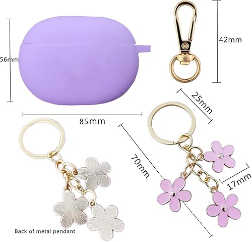 Miniatura 5 de Funda para nuevos Beats Studio Buds + funda 20232021, bonita funda de silicona de Beats Studio Buds de carga, auriculares inalámbricos protectores