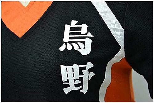 Miniatura 3 de CHLOBLOM Karasuno Uniforme Shouyou Hinata Cosplay camisa camisa pantalones cortos voleibol Jersey