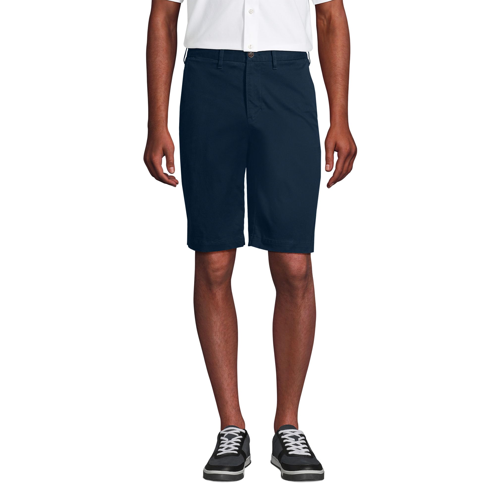 Lands' End Men's 11" Traditional Fit Comfort First Stretch Chino Shorts