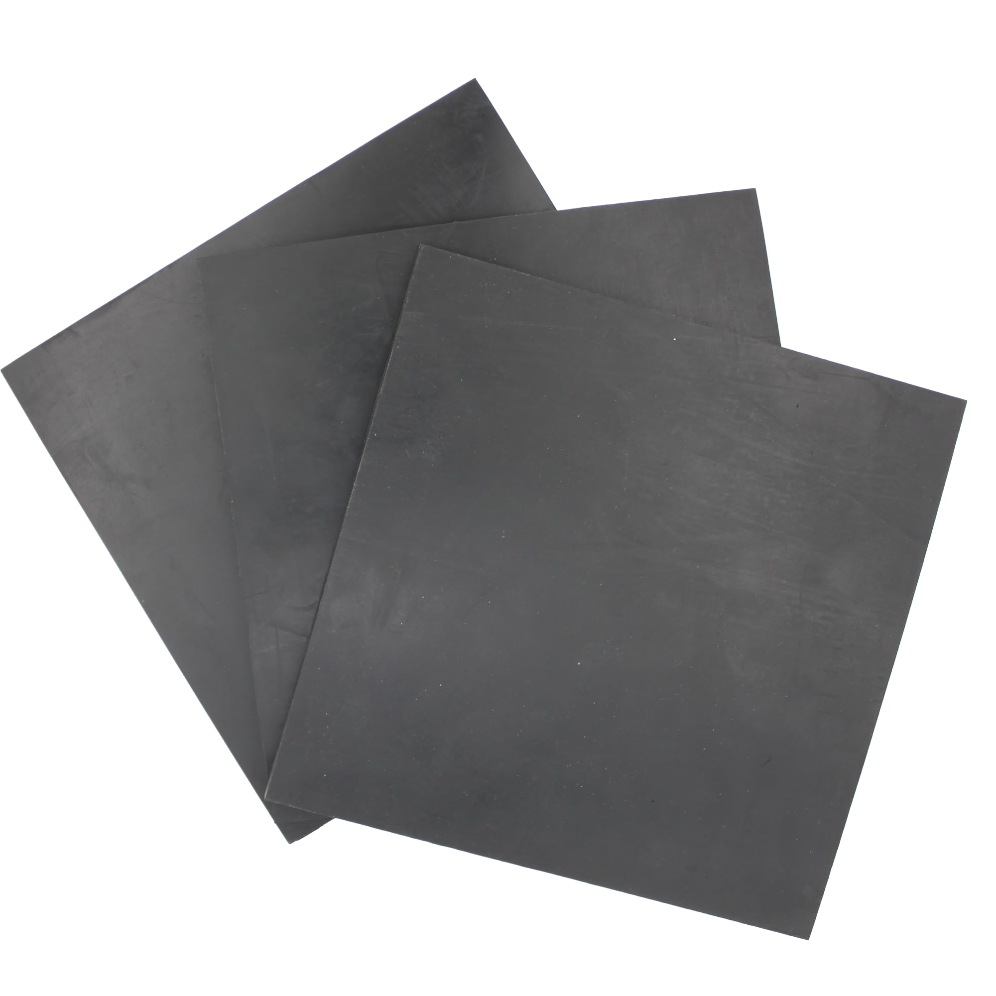 Lifeswonderful - 3 Pezzi Tappetini Durevoli - Stuoie di Gomma Multiuso - Tagliati a Misura - 150 x 150 x 4mm