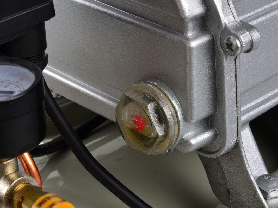 Oil Sight Glass on Geko G80300 Air Compressor