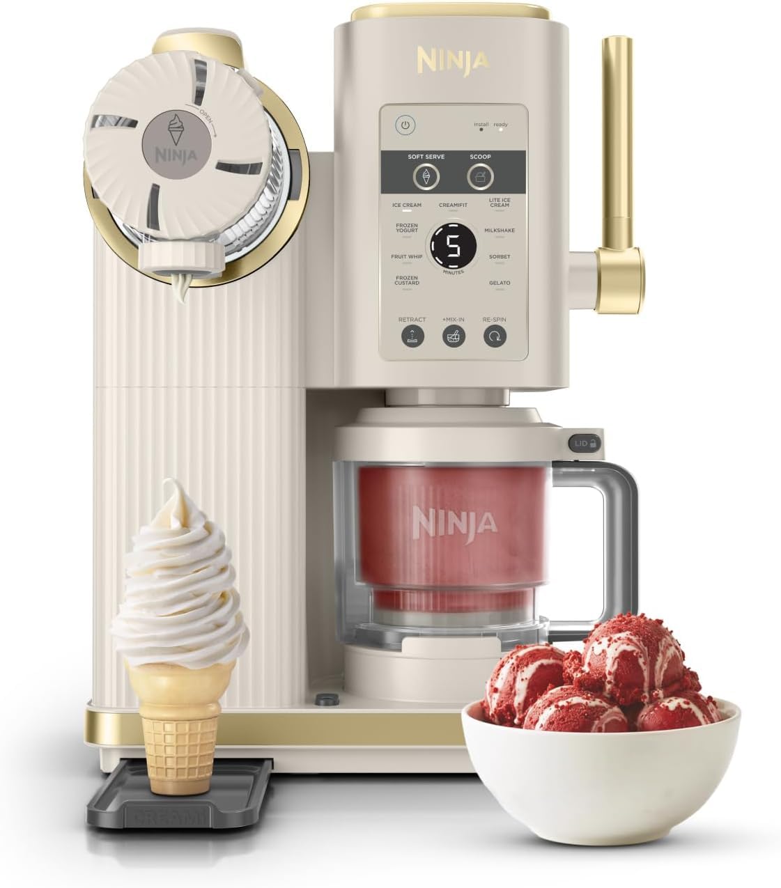 Ninja CREAMi Scoop and Swirl Ice Cream Machine with 2x Tubs, 13