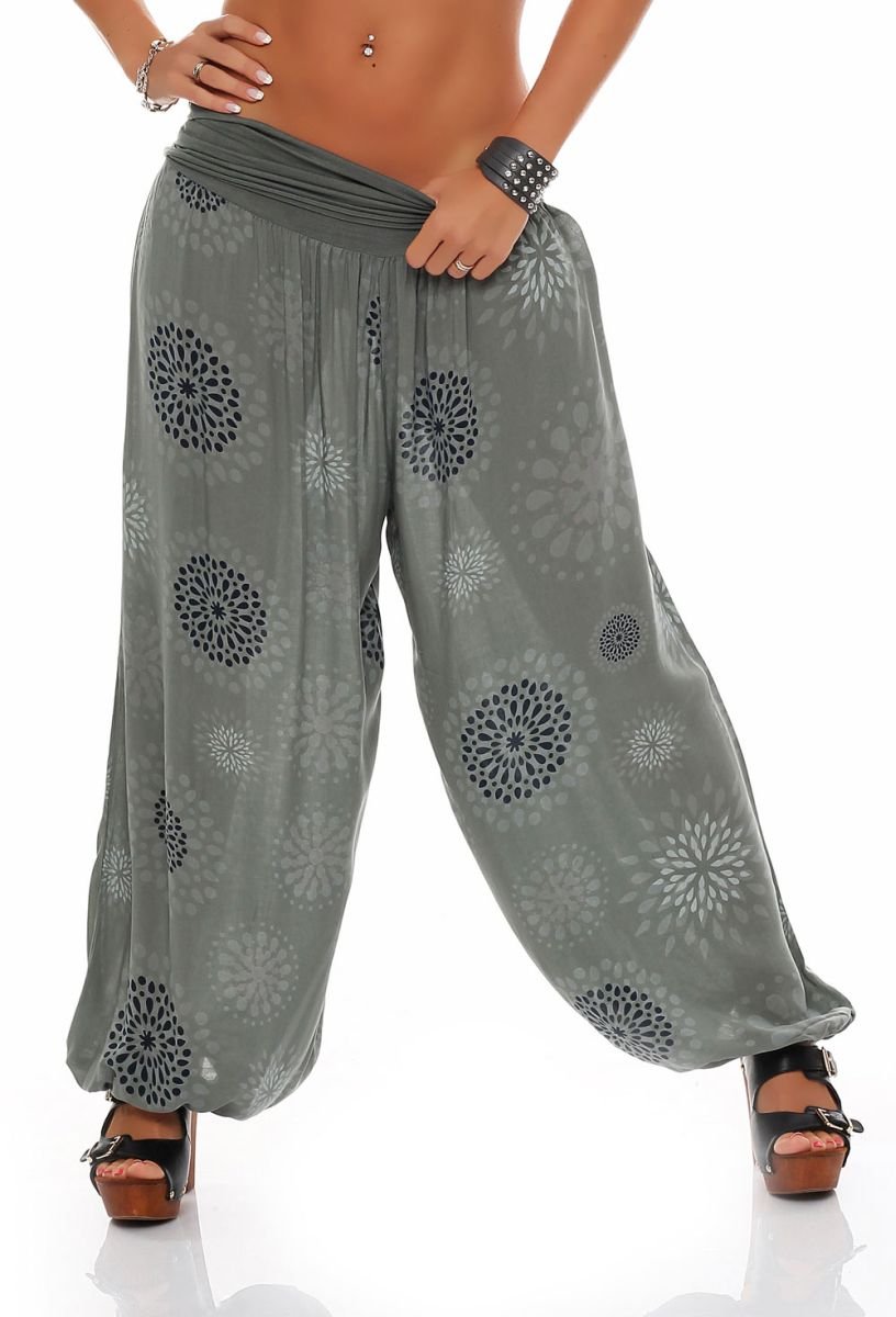 Bombacho con Diseño Veraniego Boyfriend Pantalón Sudadera Baggy Mujer Talla Única